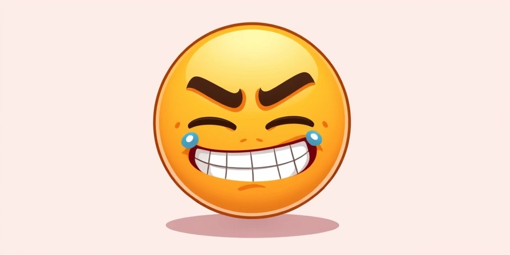 Grimacing face emoji illustrating awkwardness and discomfort