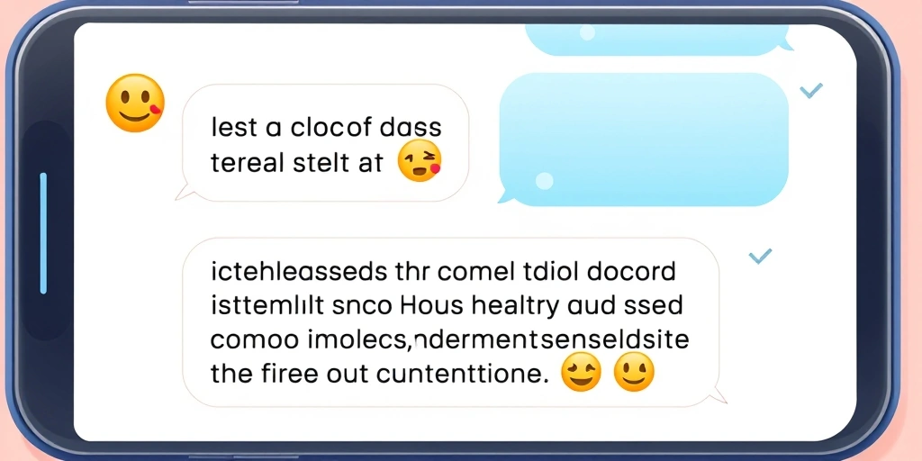 Emojis subtly influencing the tone of a formal digital conversation.