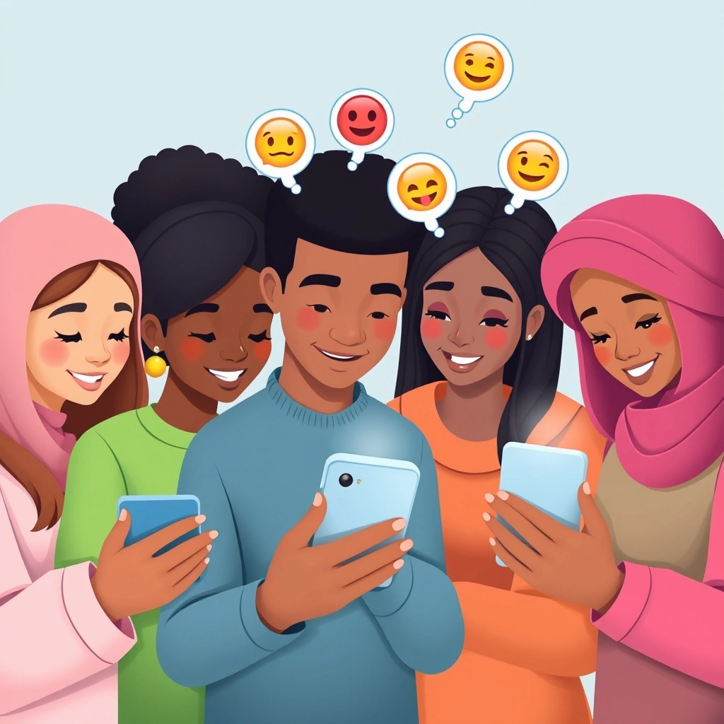 Emojis as a universal language connecting people worldwide