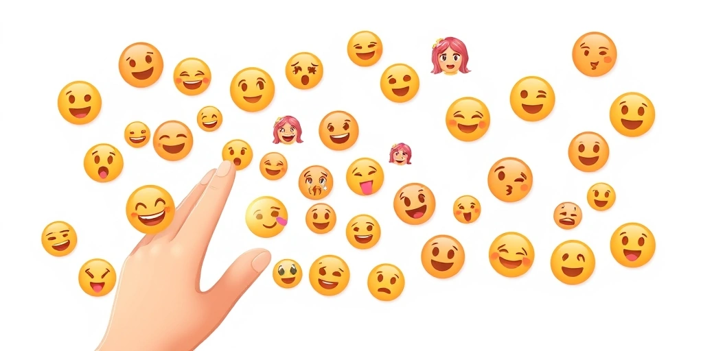 Emojis replacing words in digital communication