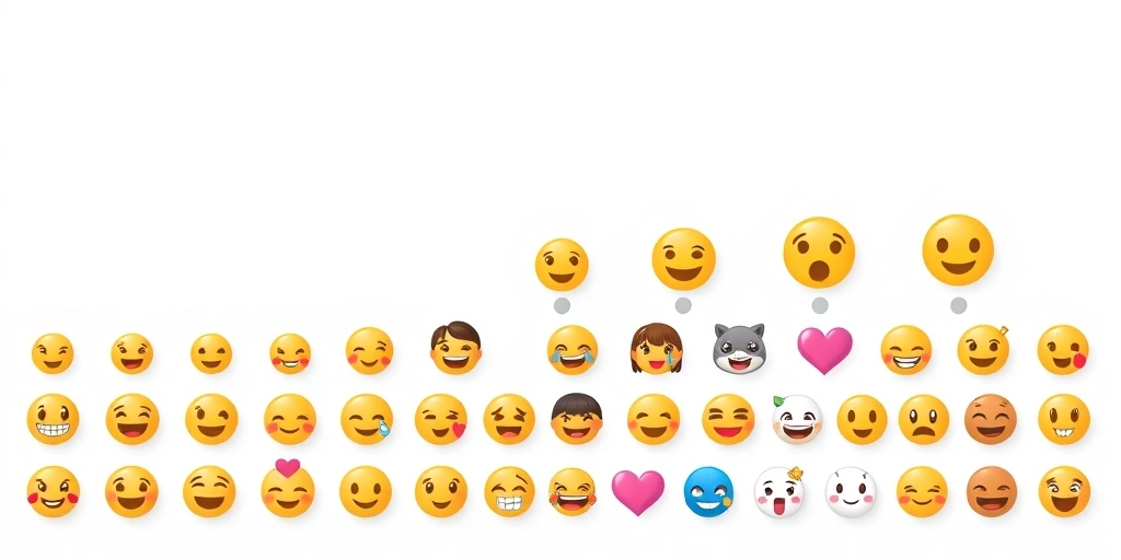 Evolution of emoji design from simple pixels to modern, diverse styles.