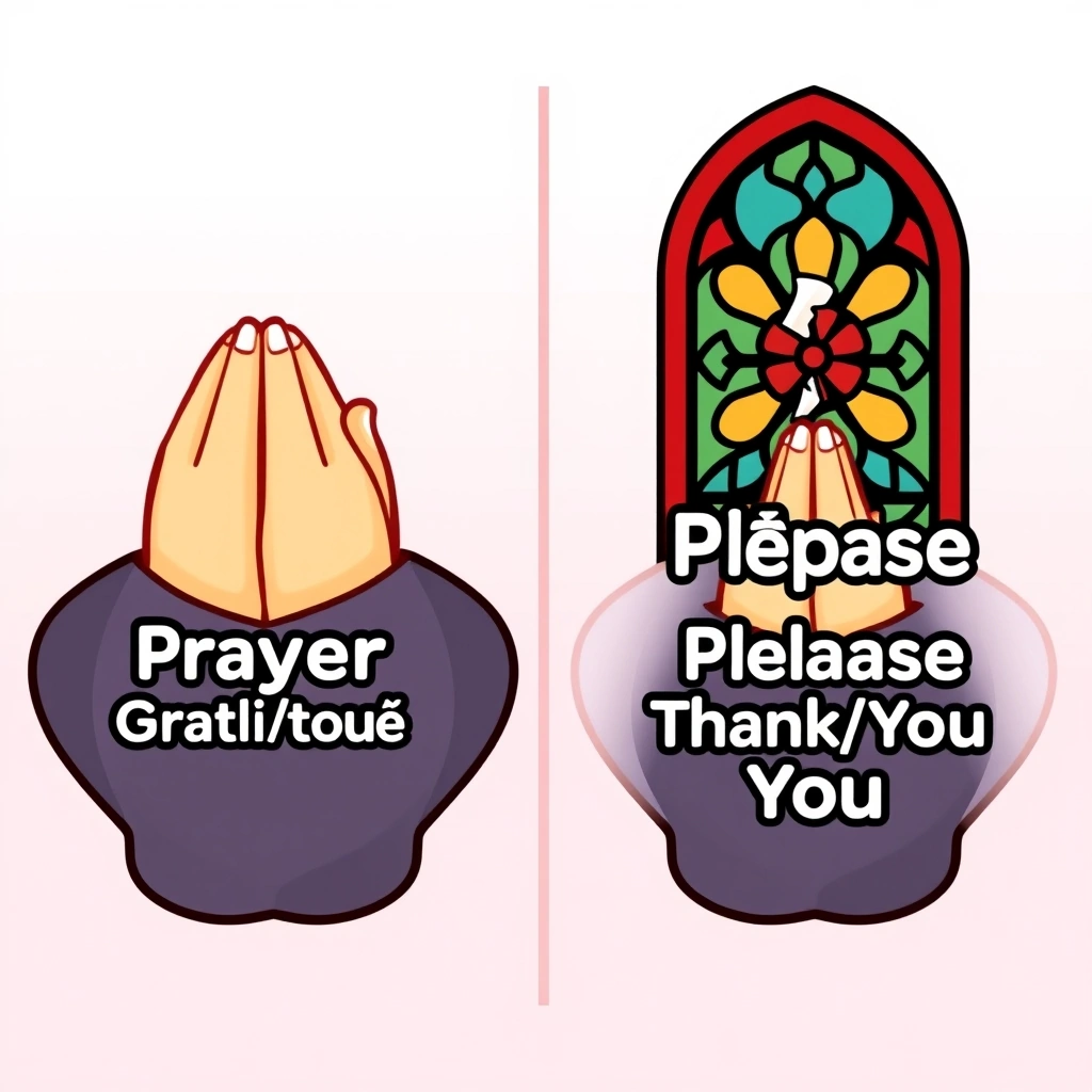 Folded Hands emoji showing different meanings for prayer/gratitude and 'please/thank you' in different cultures.