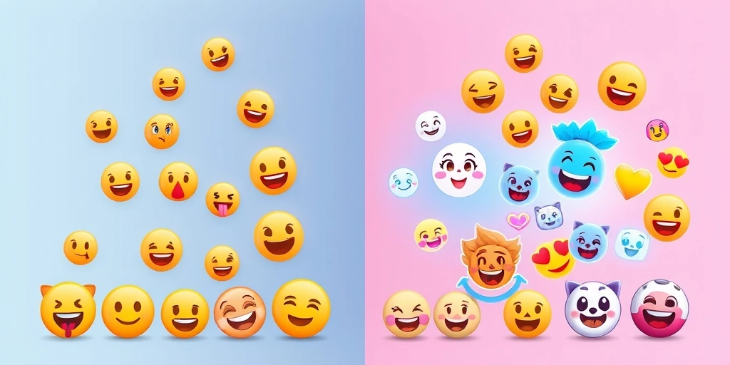 Evolution from static to animated and personalized emojis