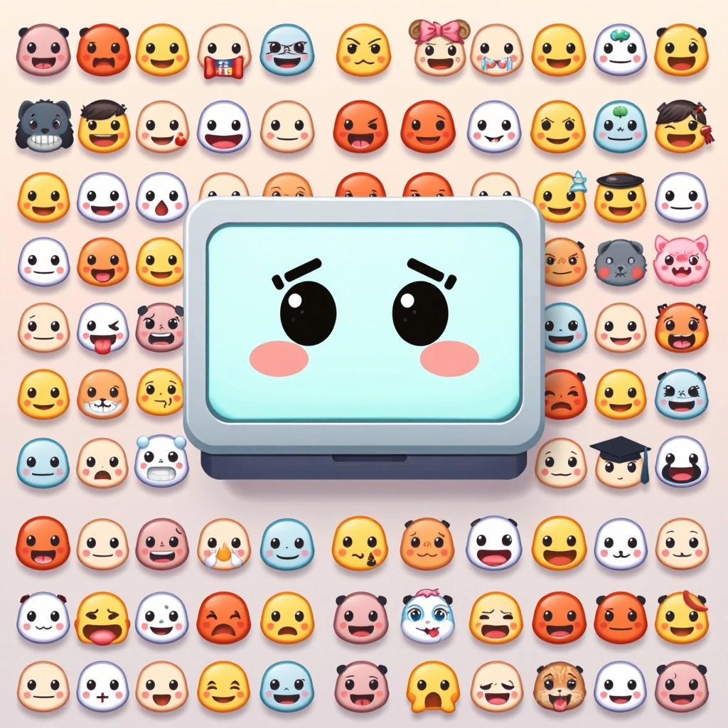 The original 176 Japanese emoji set from 1999