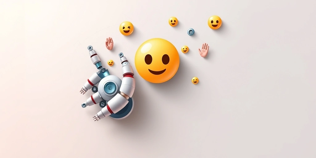 A sleek mechanical arm emoji illustration, symbolizing future technology and prosthetics.