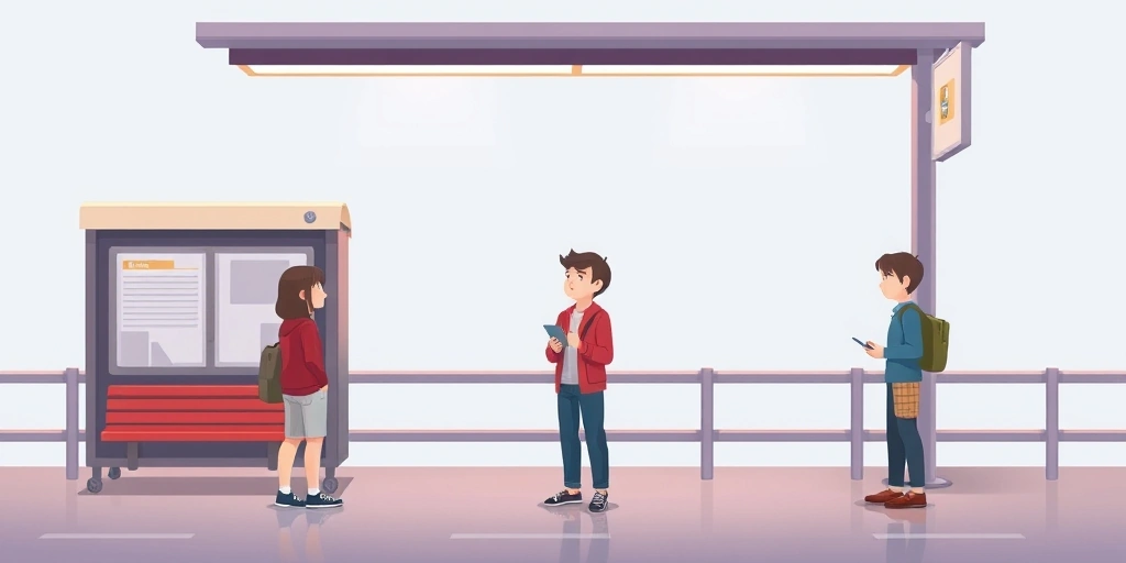 Illustration of a standing person emoji in different contexts, showing waiting and presence.