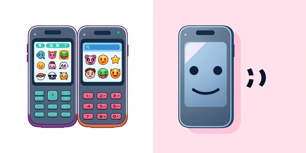 Comparison of early Japanese mobile emojis and Western text emoticons