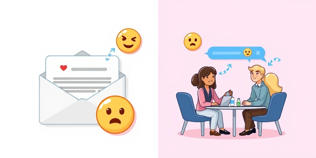 Contrast of appropriate and inappropriate emoji use in professional settings