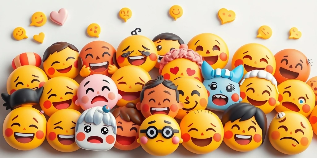 Diverse emojis illustrating complex and evolving meanings in digital communication.