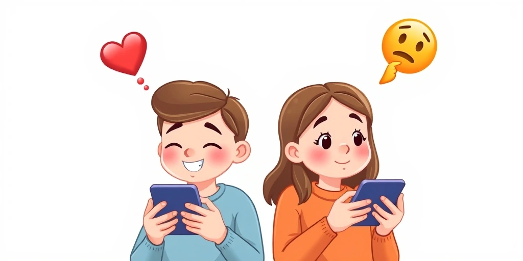 Different emotional reactions to emojis, illustrating quick and varied interpretations.