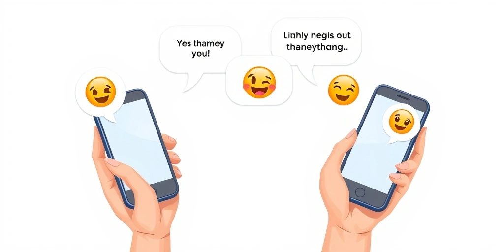 Emojis clarifying text messages to prevent misunderstandings and enhance communication.