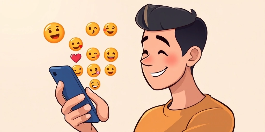 Understanding complex emoji combinations in online messages.