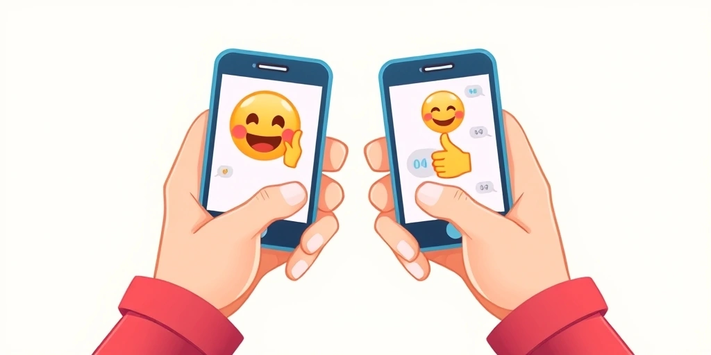 Emojis conveying relief in a private chat conversation.