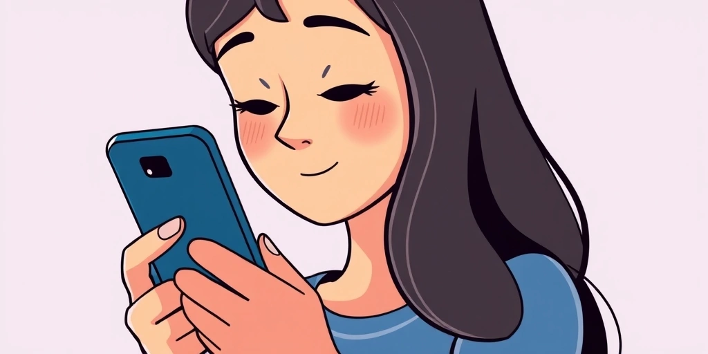 A person understanding a message's true intent thanks to a clarifying emoji.