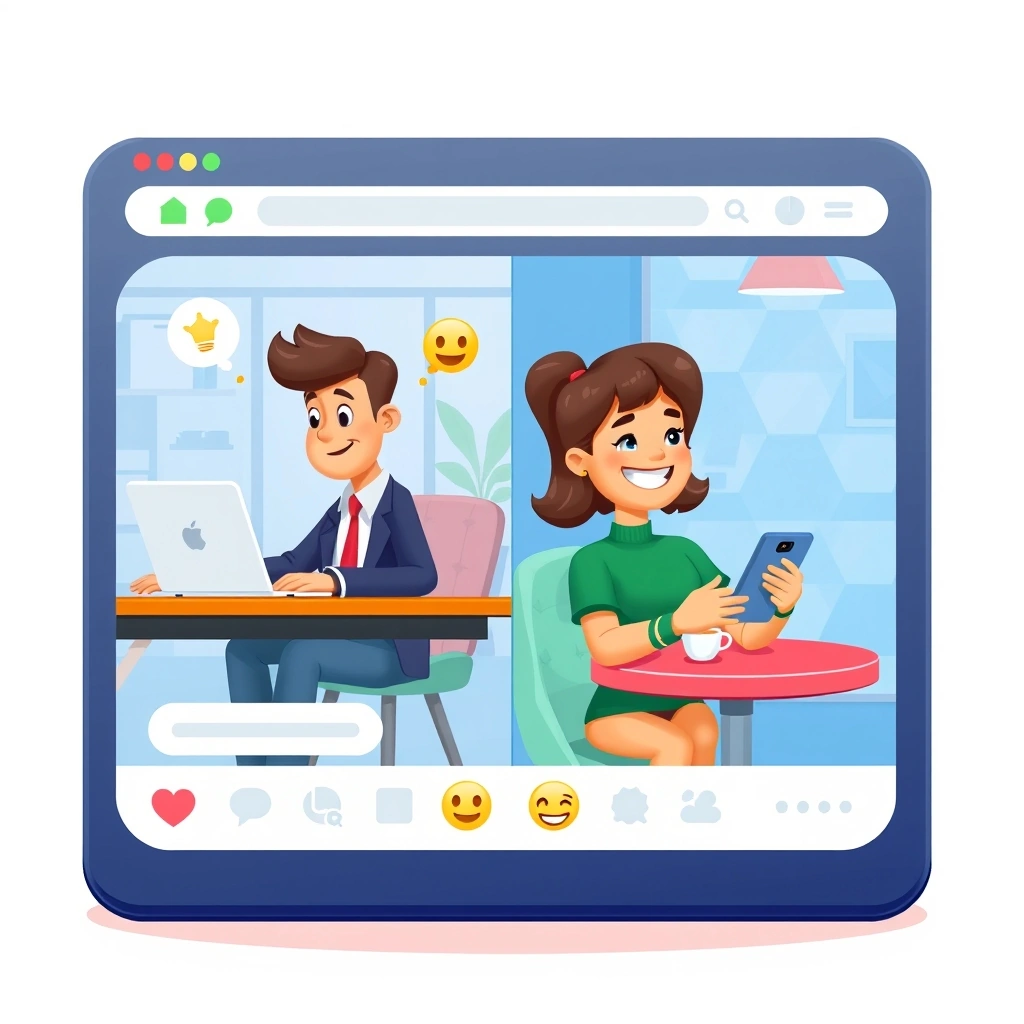 Different audiences reacting differently to the same emoji message