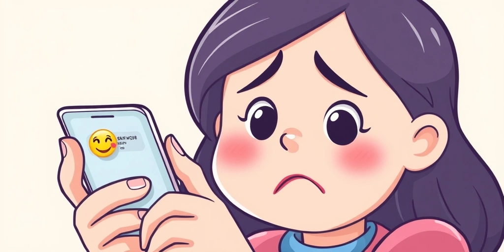 A visual comparison of a text message with and without an emoji, highlighting the change in emotional tone.