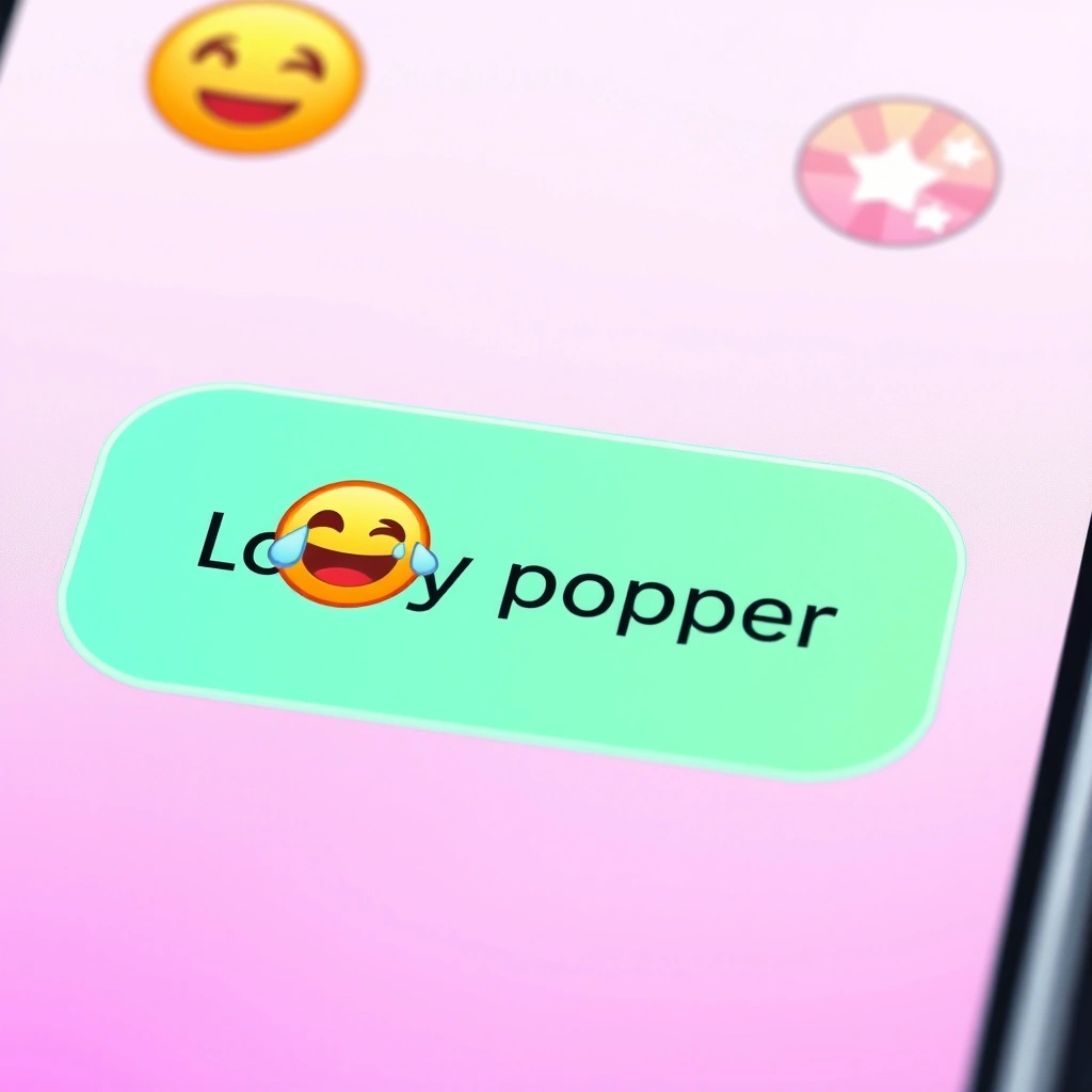 A text message showing an emoji pair replacing a full sentence.