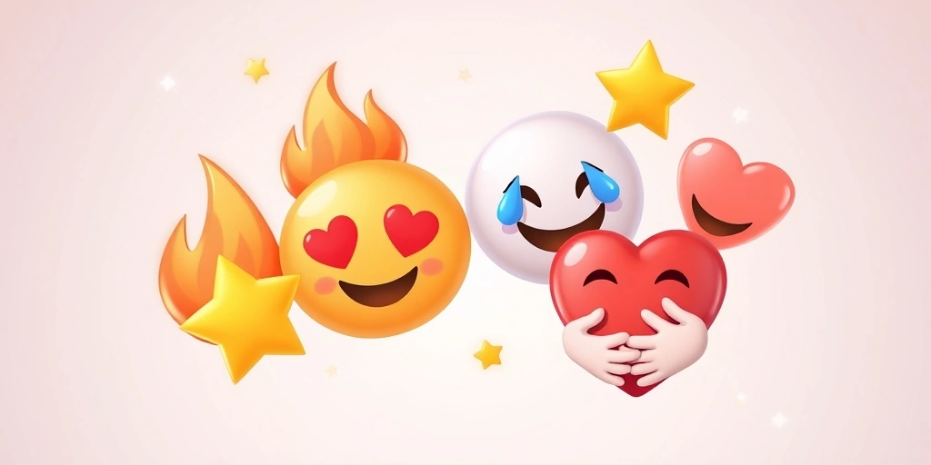 A visual collection of common and expressive emoji combinations like fire-star and heart-hug. A visual collection of common and expressive emoji combinations like fire-star and heart-hug.