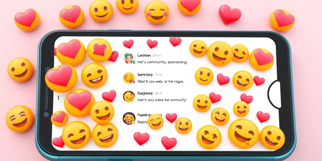 A positive social media thread glowing with heart and celebration emojis in the replies.