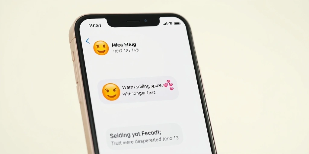 A phone screen showing a single heart-eyes emoji as a reply in a chat. A phone screen showing a single heart-eyes emoji as a reply in a chat.