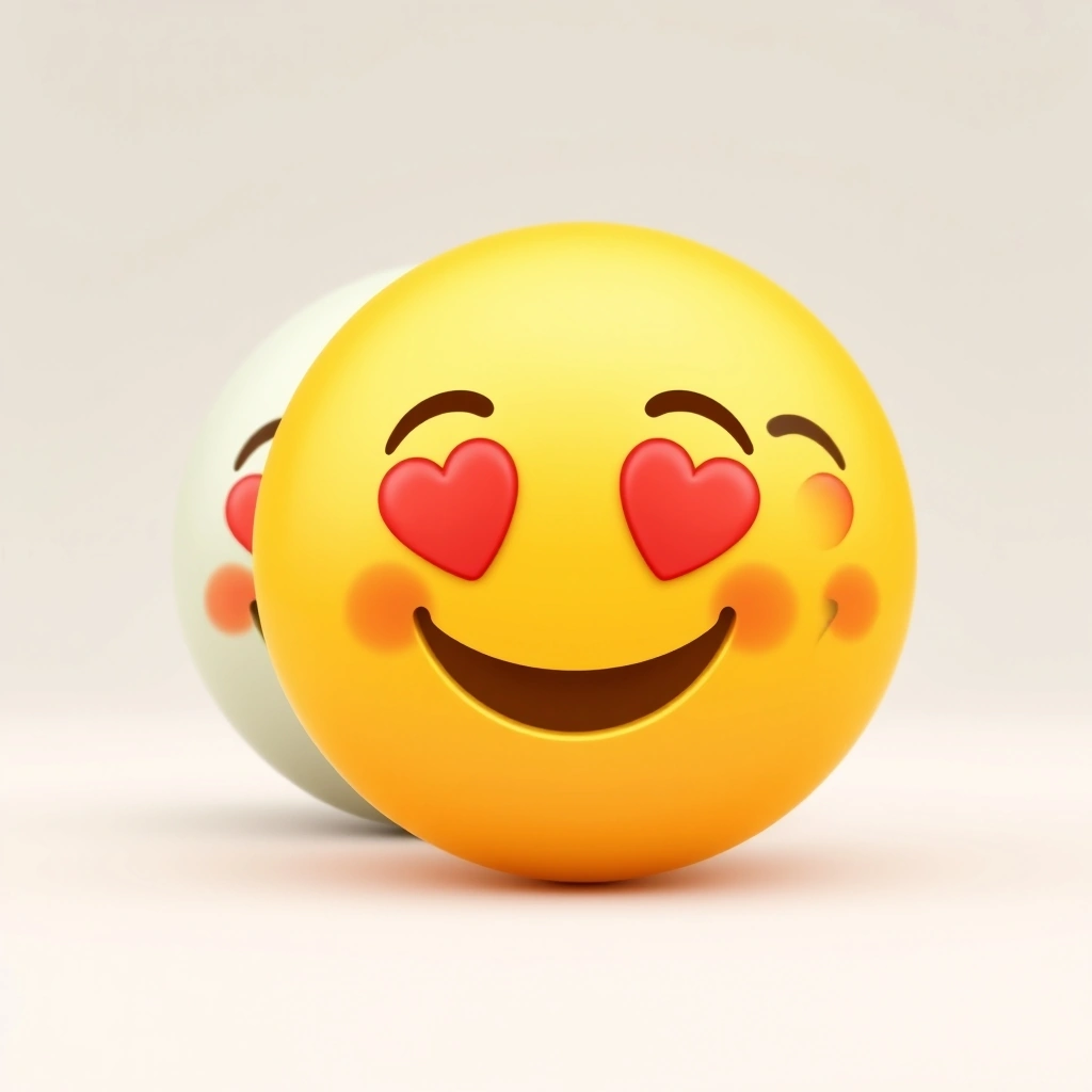 Comparison of the same heart-eyes emoji in different platform styles like Apple, Google, and Samsung. Comparison of the same heart-eyes emoji in different platform styles like Apple, Google, and Samsung.