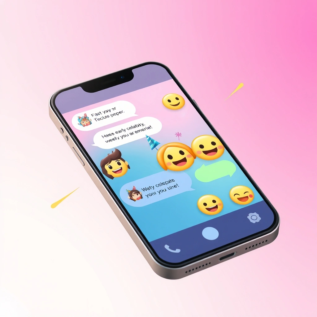 A group chat filled with celebratory emoji reactions to good news.