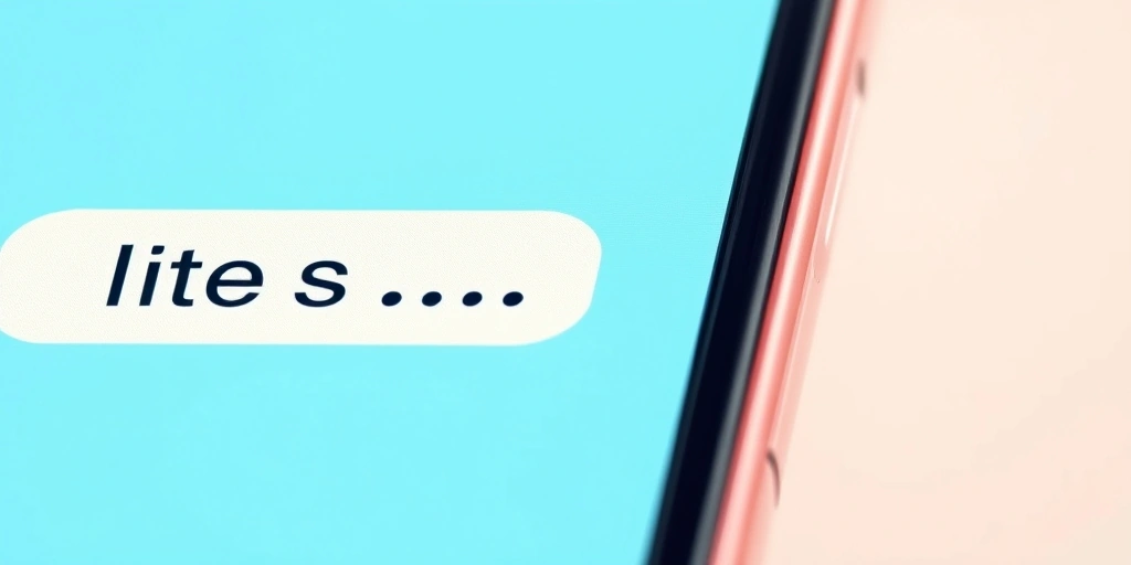 A smartphone screen showing a text conversation with a vanished typing indicator, symbolizing an awkward digital silence. A smartphone screen showing a text conversation with a vanished typing indicator, symbolizing an awkward digital silence.