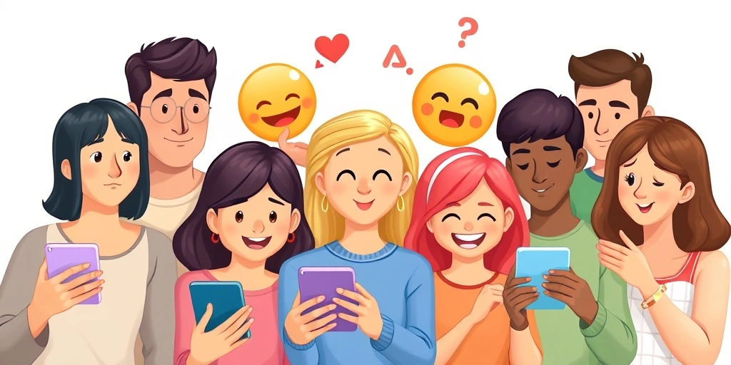 People having different reactions to the same online message, highlighting emoji ambiguity. People having different reactions to the same online message, highlighting emoji ambiguity.