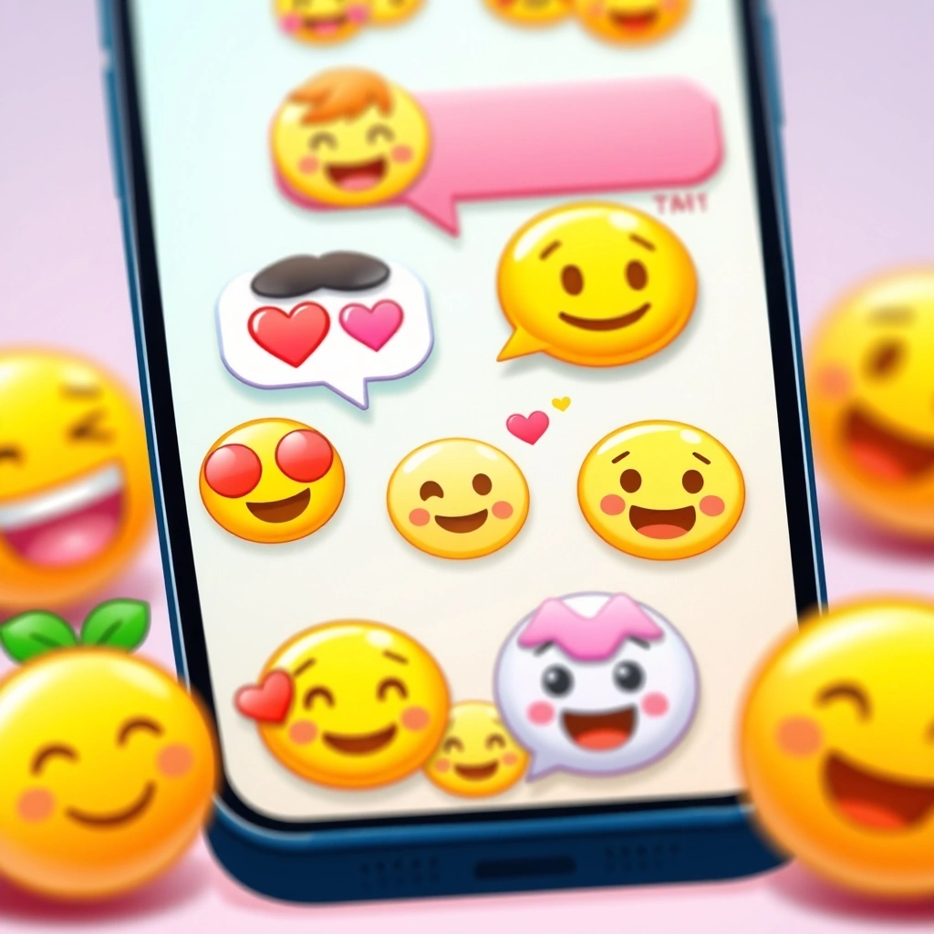 A lively group chat demonstrating how emojis like the peach and 100 symbol are repurposed by online communities.