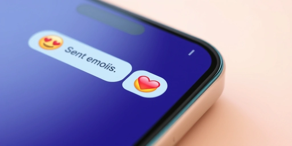 A text message with an emoji sequence getting a positive, understanding reply.