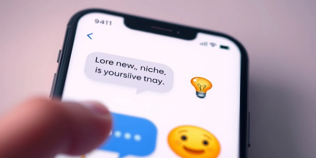 A text conversation showing the adoption of a new emoji between two people. A text conversation showing the adoption of a new emoji between two people.