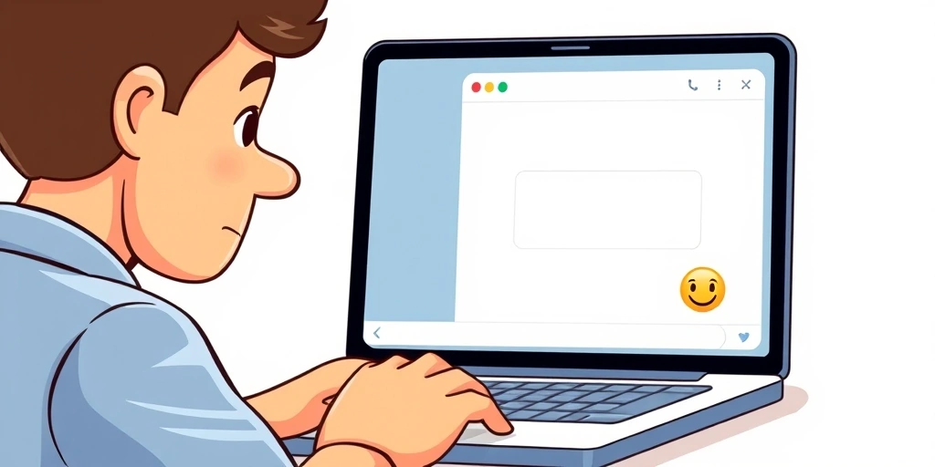 A professional deciding whether to add an emoji to soften a work message.