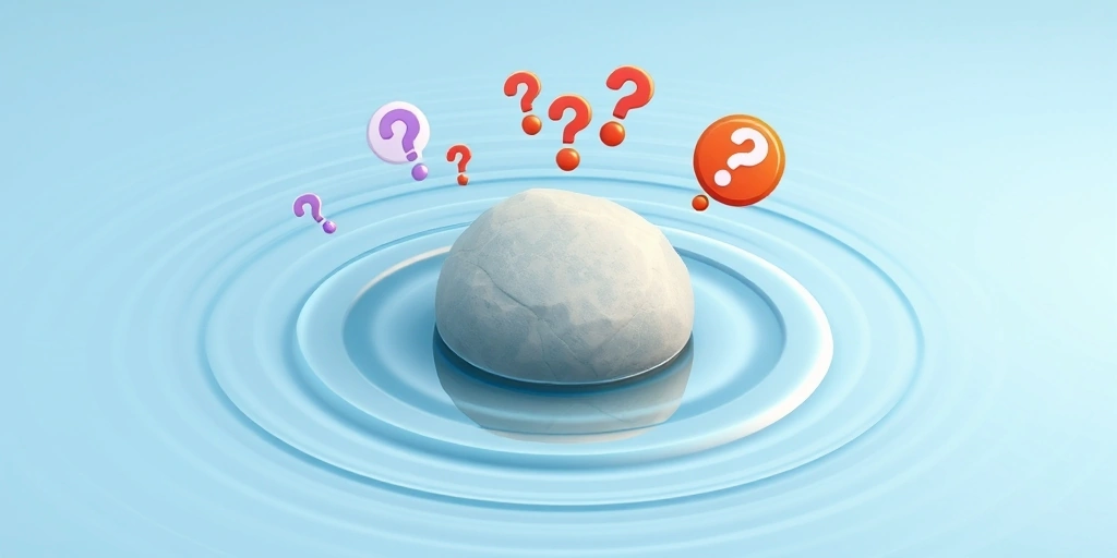 Abstract concept of a text message causing ripple effects of different interpretations.