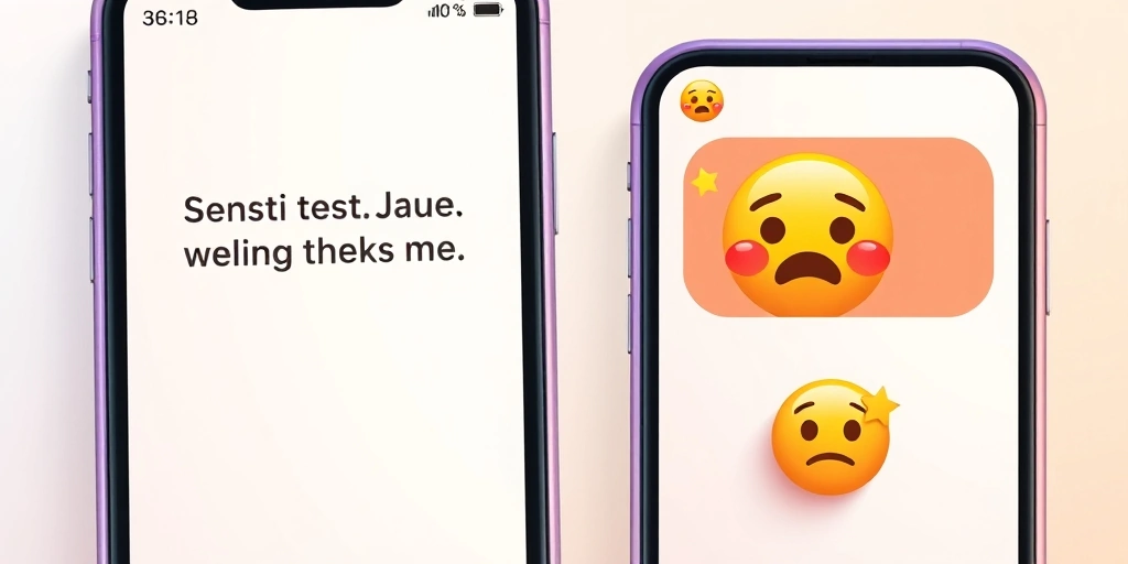 Text conversation where a single emoji replies to big, sensitive news