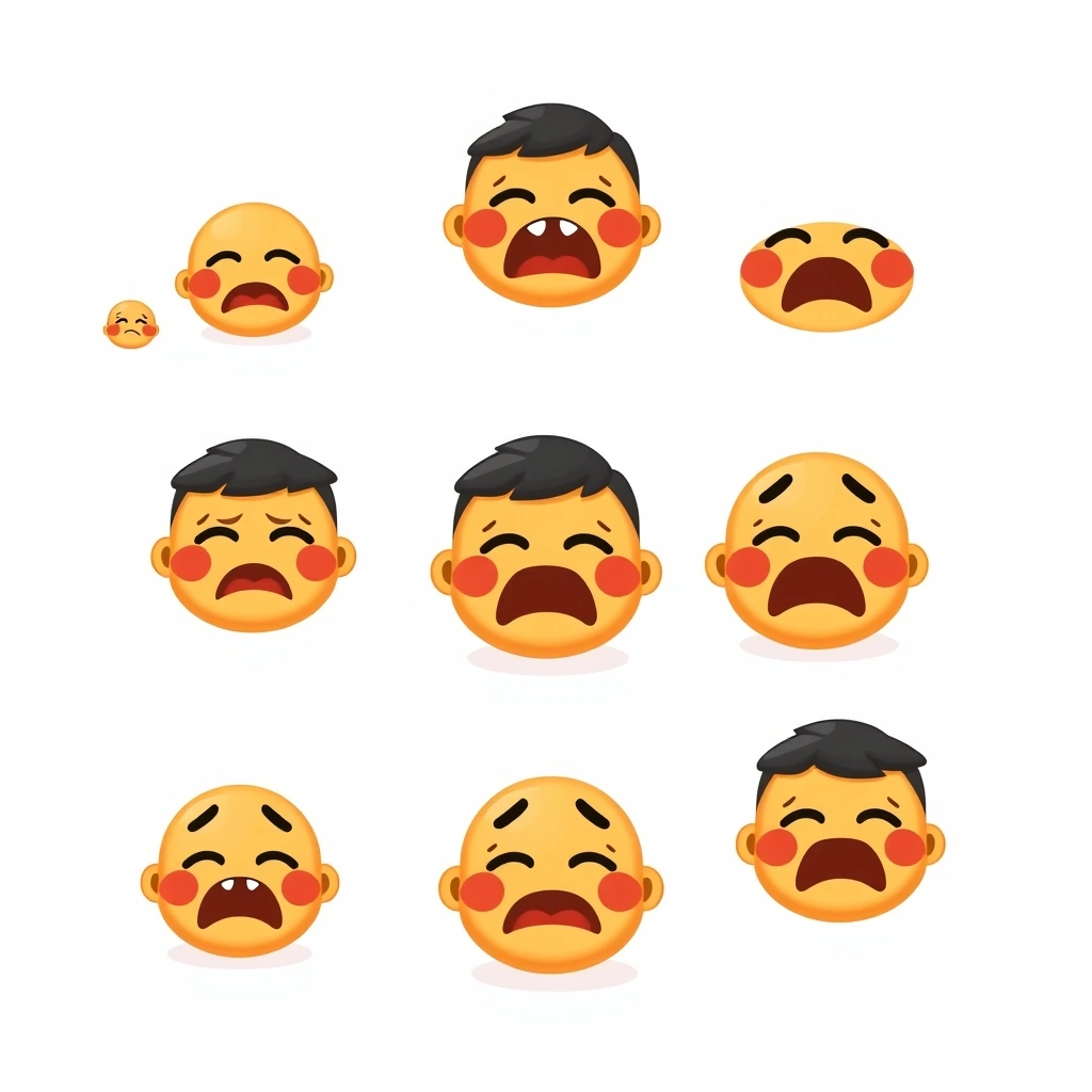 The evolution and modern use of the pleading face emoji in digital chats.