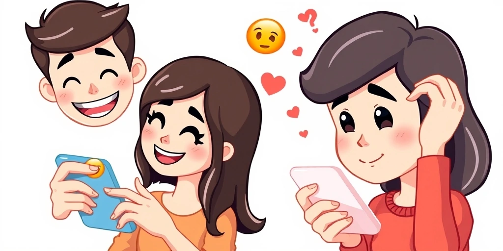 Two people interpreting the same emoji in completely different ways.