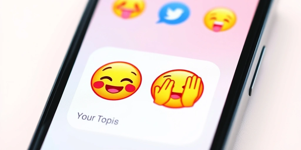 A smartphone displaying a text message with a winking face and clapping hands emoji pair.