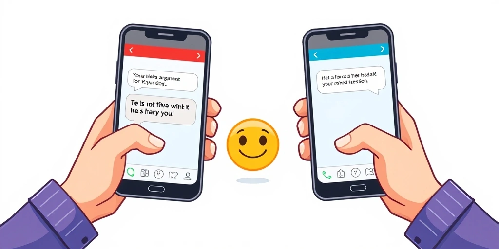 Using a shrug emoji to reply to a heated message