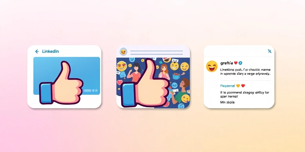 The thumbs up emoji shown in different online contexts, from professional to personal.