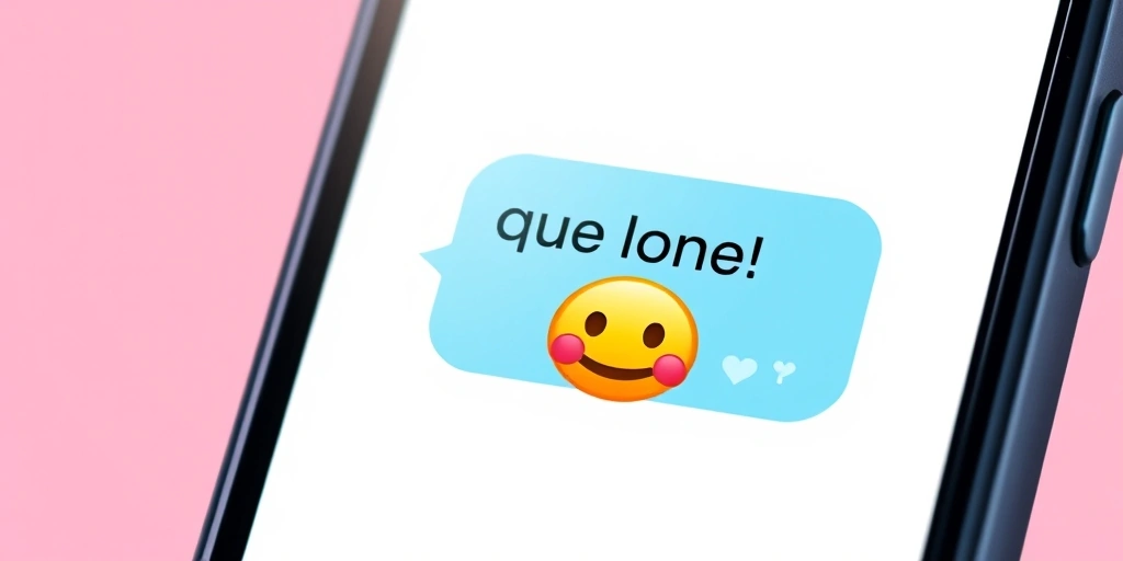 A text message apology softened by a pleading emoji on a phone screen.