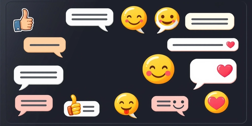 A collection of text messages showcasing various emojis used to express confidence and support in conversation.