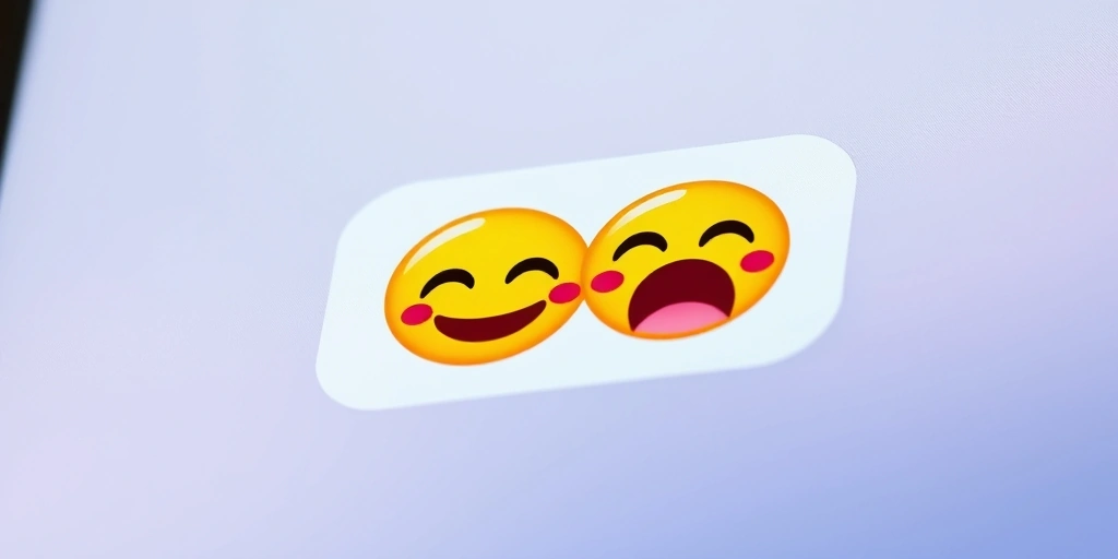 A text message showing the emoji pair 😅😱 being sent from a phone.