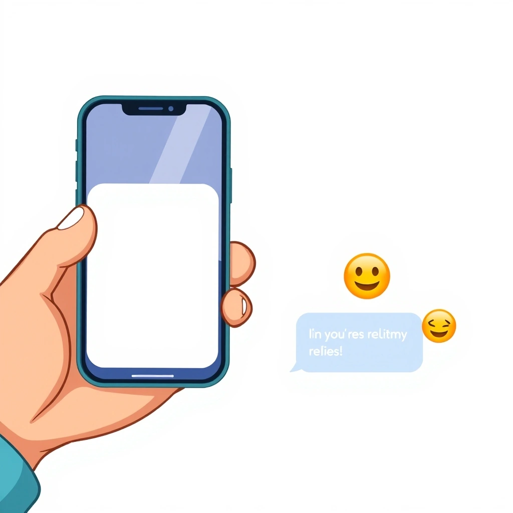 A person's reaction changing from confusion to clarity after an emoji is added to a text message.
